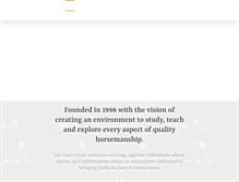 Tablet Screenshot of hycourtfarm.com